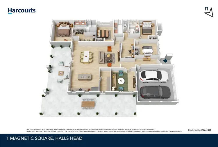 Floorplan of Homely house listing, 1 Magnetic Square, Halls Head WA 6210