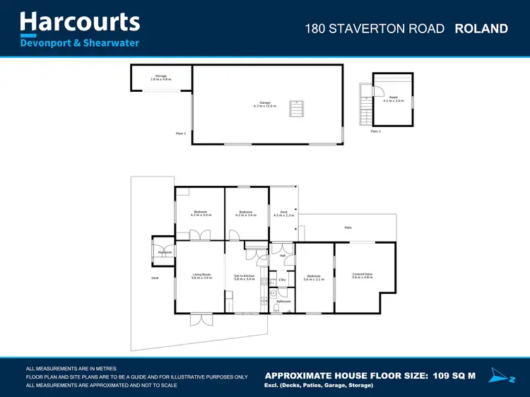 Floorplan of Homely house listing, 180 Staverton Road, Roland TAS 7306