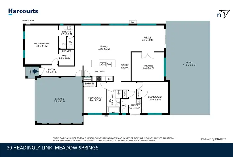 Floorplan of Homely house listing, 30 Headingley Link, Meadow Springs WA 6210