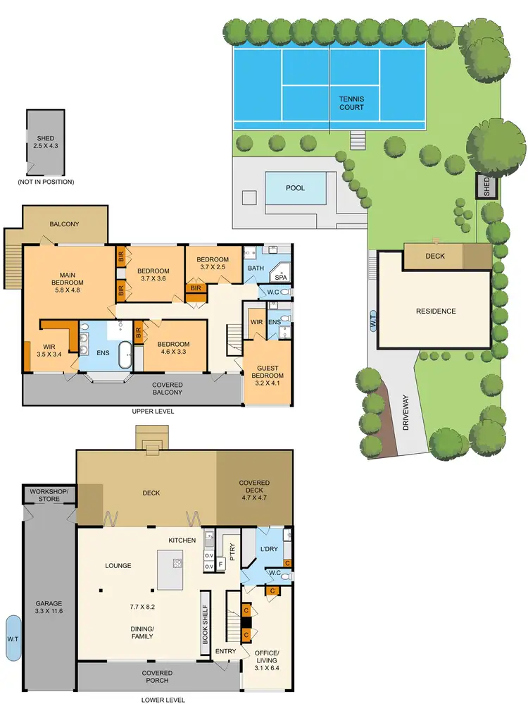 Floorplan of Homely house listing, 48 Griffiths Road, Upwey VIC 3158