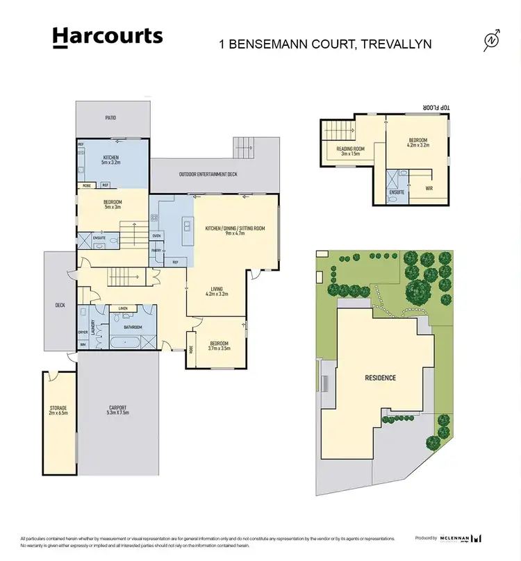 Floorplan of Homely house listing, 1 Bensemann Court, Trevallyn TAS 7250
