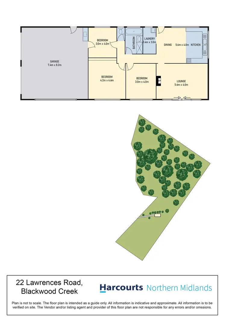 Floorplan of Homely house listing, 22 Lawrences Road, Blackwood Creek TAS 7301