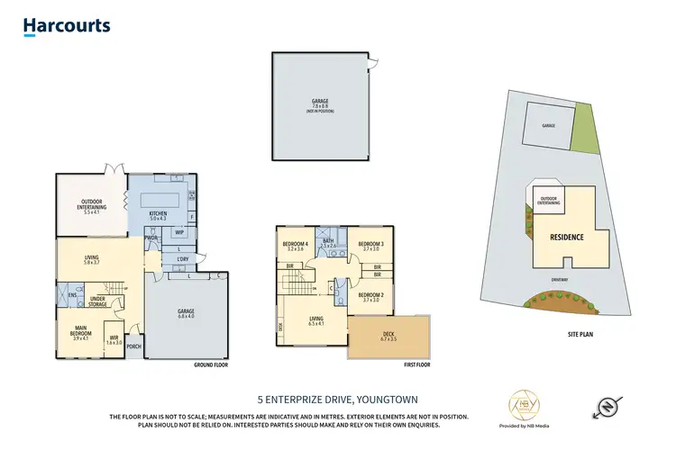 Floorplan of Homely house listing, 5 Enterprize Drive, Youngtown TAS 7249