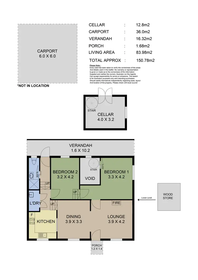 Floorplan of Homely house listing, 10 Madeline Road, Stirling SA 5152