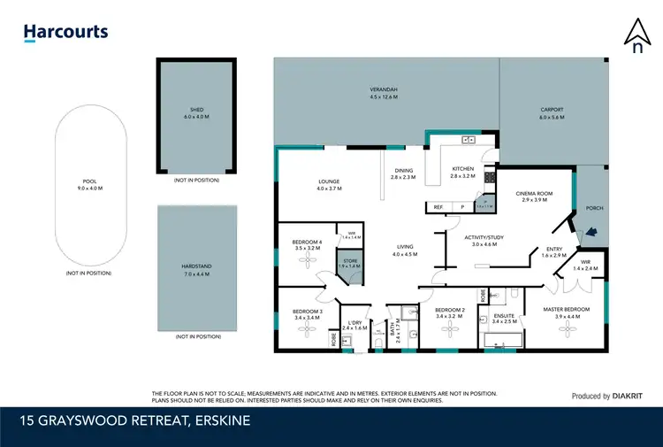 Floorplan of Homely house listing, 15 Grayswood Retreat, Erskine WA 6210