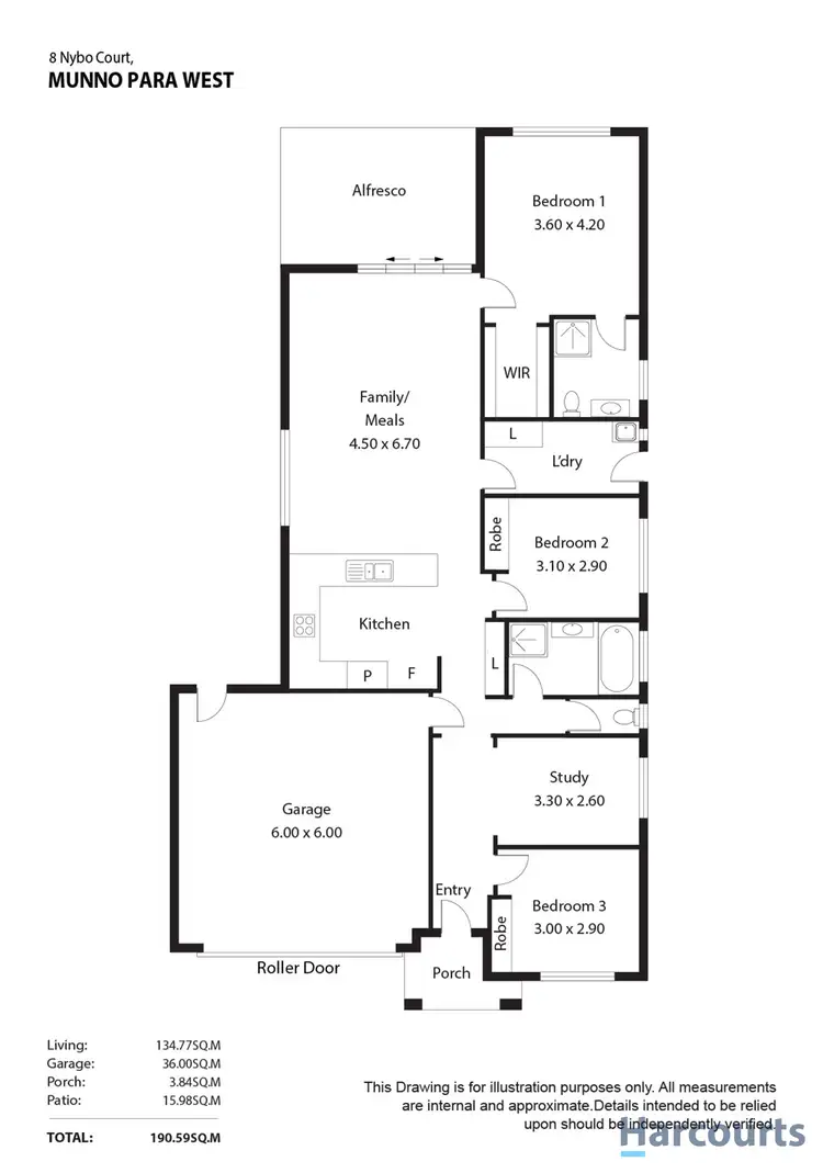 Floorplan of Homely house listing, 7 Nybo Court, Munno Para West SA 5115