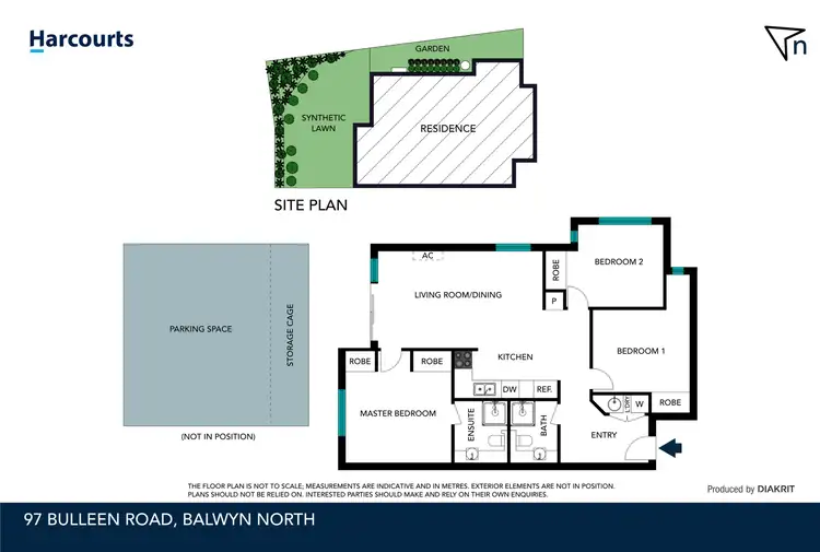 Floorplan of Homely apartment listing, 4/97 Bulleen Road, Balwyn North VIC 3104