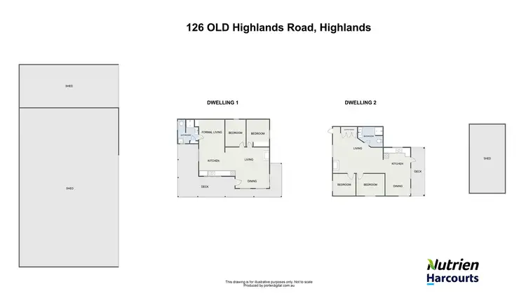 Floorplan of Homely rural property listing, 126 Old Highlands Road, Highlands VIC 3660