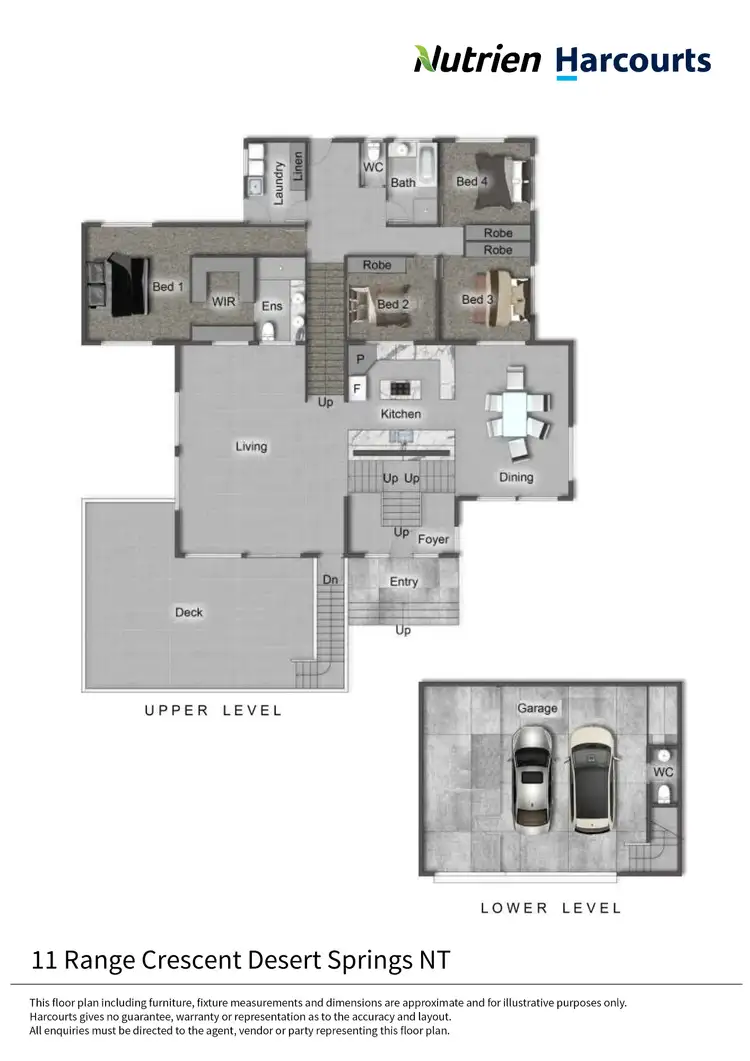 Floorplan of Homely house listing, 11 Range Crescent, Desert Springs NT 870