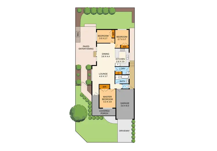 Floorplan of Homely unit listing, 1/31 Woodvale Road, Boronia VIC 3155