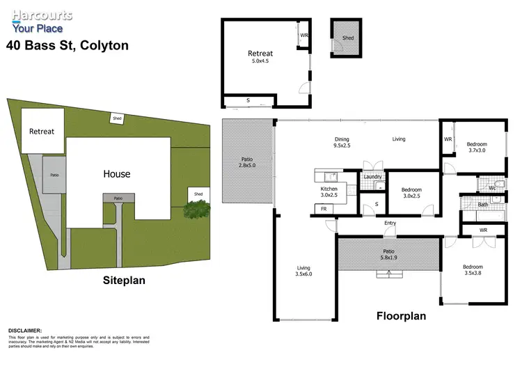 Floorplan of Homely house listing, 40 Bass Street, Colyton NSW 2760