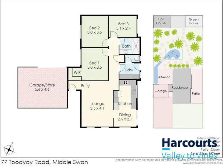 Floorplan of Homely house listing, 77 Toodyay Road, Middle Swan WA 6056