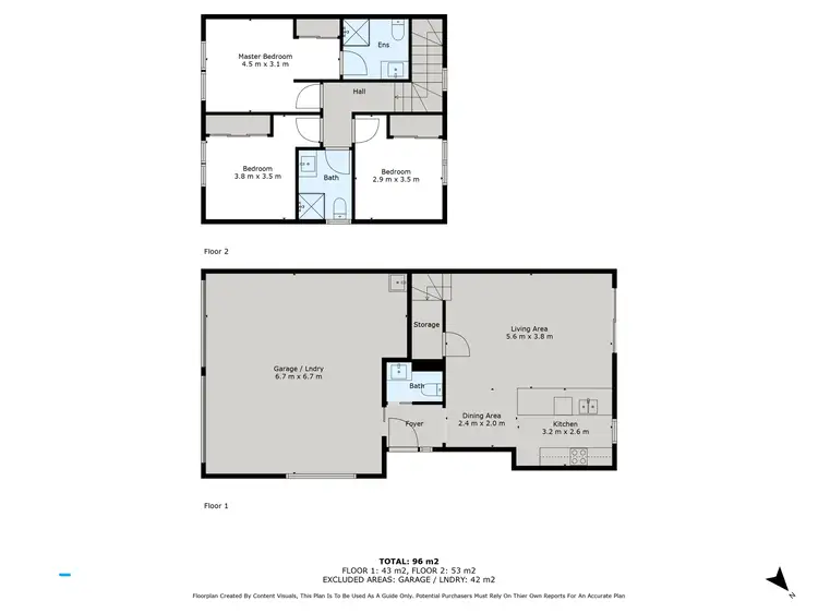 Floorplan of Homely house listing, 2/36 Blair Street, Lutana TAS 7009