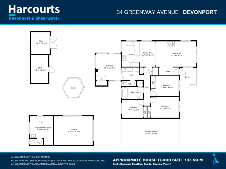 Floorplan of Homely house listing, 34 Greenway Avenue, Devonport TAS 7310
