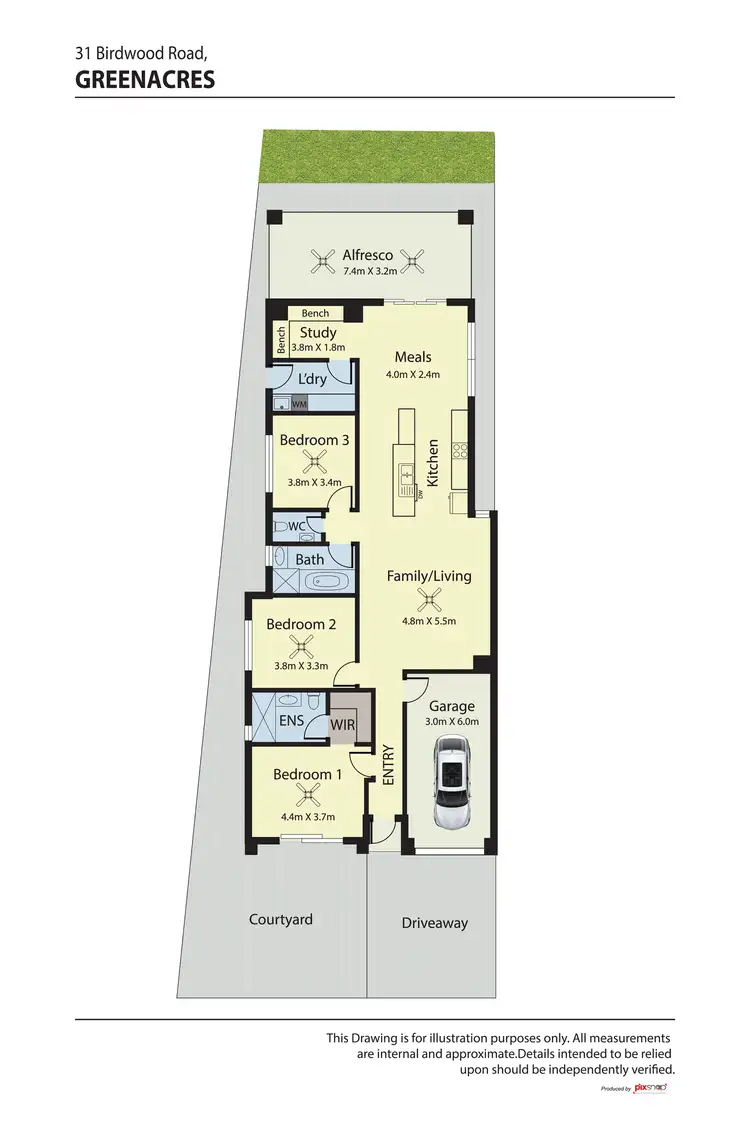 Floorplan of Homely house listing, 31 Birdwood Road, Greenacres SA 5086