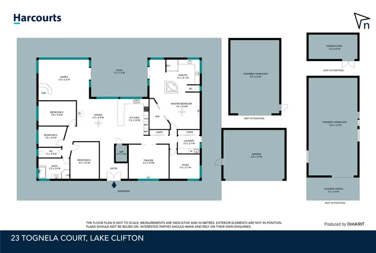 Floorplan of Homely house listing, 23 Tognela Court, Lake Clifton WA 6215