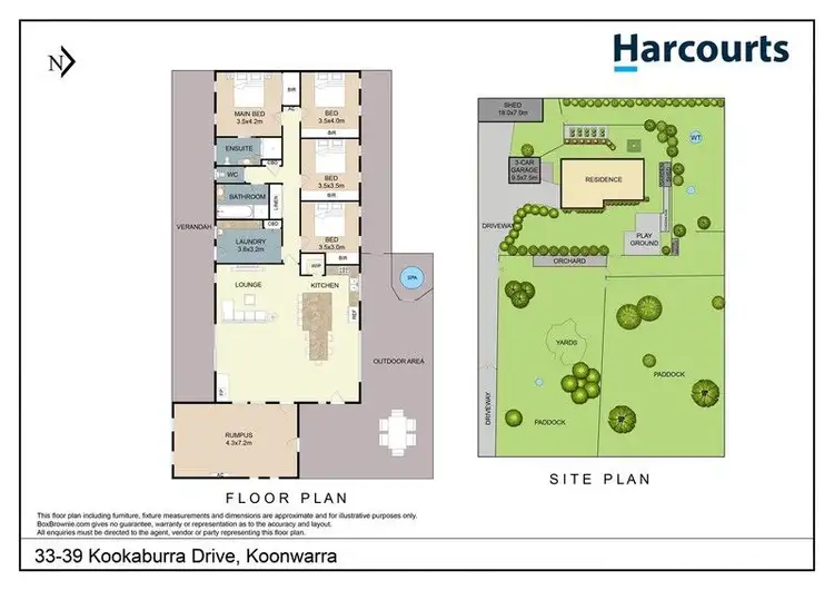 Floorplan of Homely house listing, 33 Kookaburra Drive, Koonwarra VIC 3954
