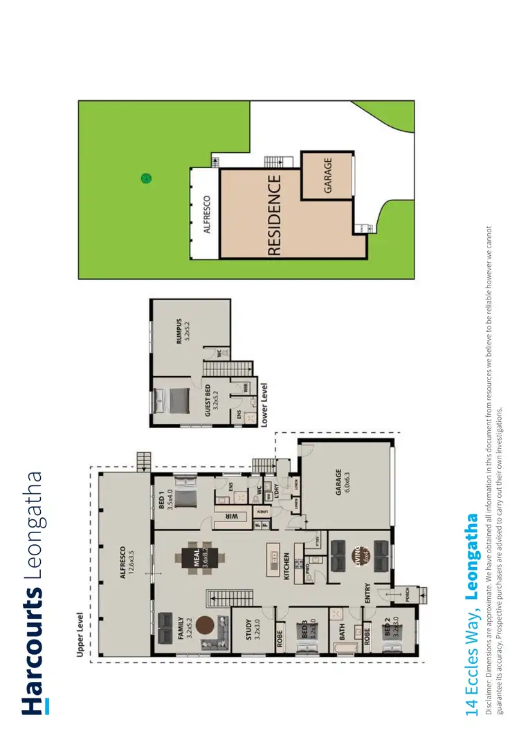 Floorplan of Homely house listing, 14 Eccles Way, Leongatha VIC 3953
