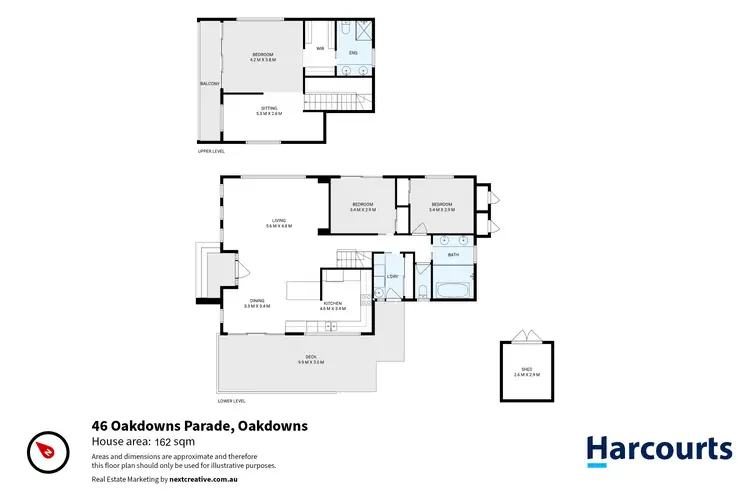Floorplan of Homely house listing, 46 Oakdowns Parade, Oakdowns TAS 7019
