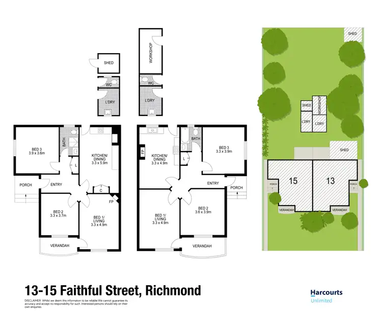 Floorplan of Homely house listing, 13-15 Faithfull Street, Richmond NSW 2753