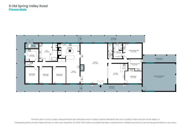 Floorplan of Homely rural property listing, 8 Old Spring Valley Road, Flowerdale VIC 3717
