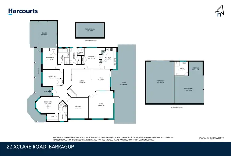 Floorplan of Homely house listing, 22 Aclare Road, Barragup WA 6209