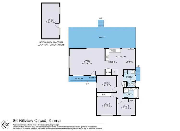 Floorplan of Homely house listing, 86 Hillview Circuit, Kiama NSW 2533