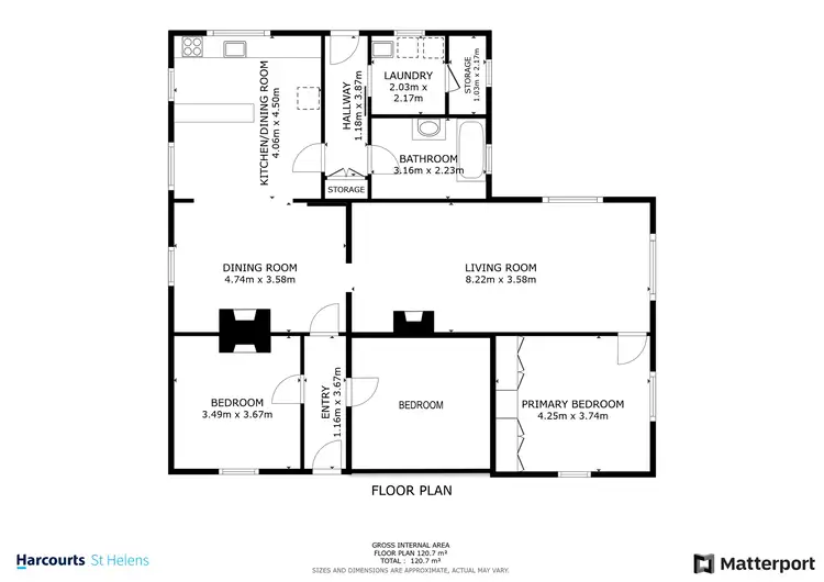 Floorplan of Homely house listing, 4 Franks Street, St Marys TAS 7215