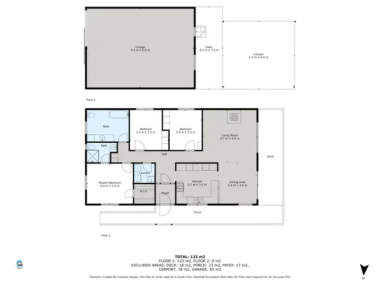 Floorplan of Homely house listing, 6775 Channel Highway, Deep Bay TAS 7112