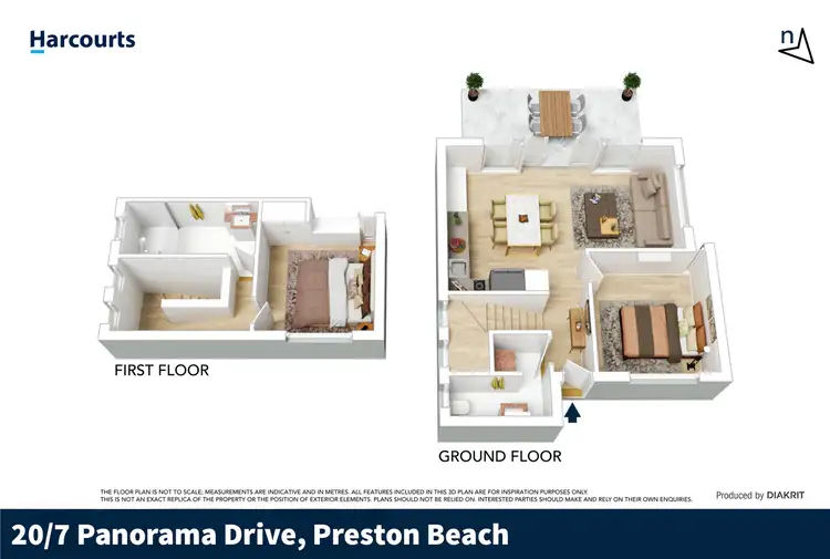 Floorplan of Homely unit listing, 20/7 Panorama Drive, Preston Beach WA 6215