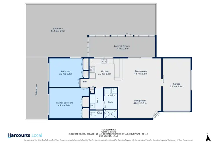 Floorplan of Homely villa listing, 4/106 Vernon Street, Nundah QLD 4012