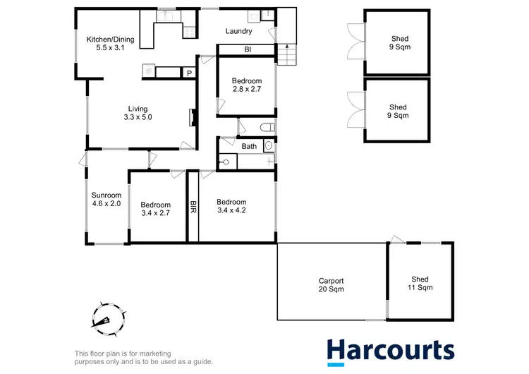 Floorplan of Homely house listing, 55 Andrew Street, Brighton TAS 7030