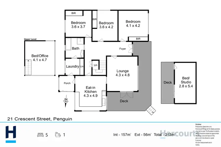 Floorplan of Homely house listing, 21 Crescent Street, Penguin TAS 7316
