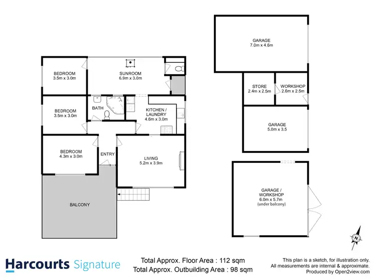 Floorplan of Homely house listing, 12 Chestnut Avenue, Lutana TAS 7009