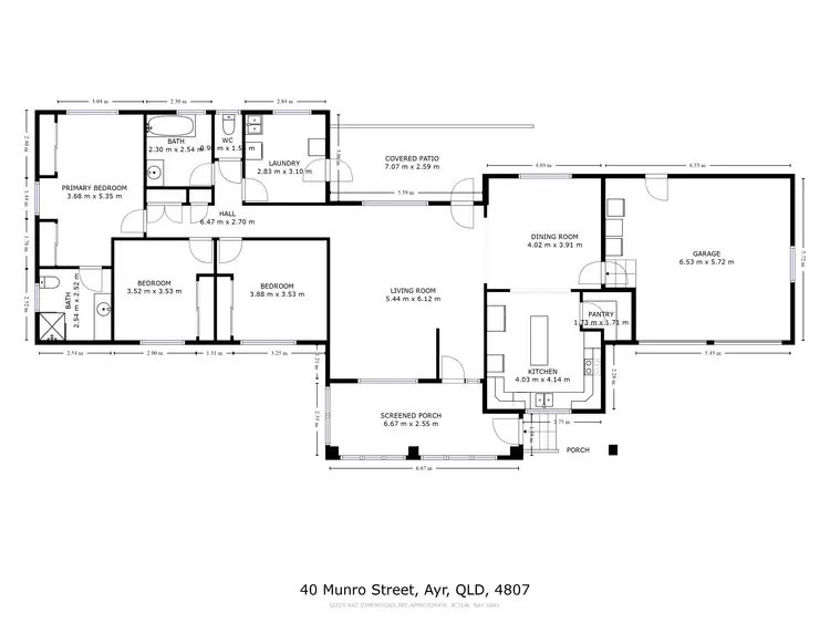 Floorplan of Homely house listing, 40 Munro Street, Ayr QLD 4807