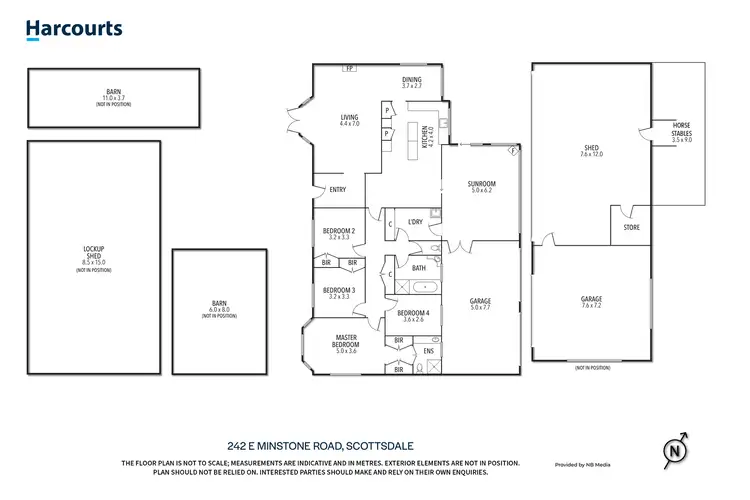 Floorplan of Homely house listing, 242 East Minstone Road, Scottsdale TAS 7260