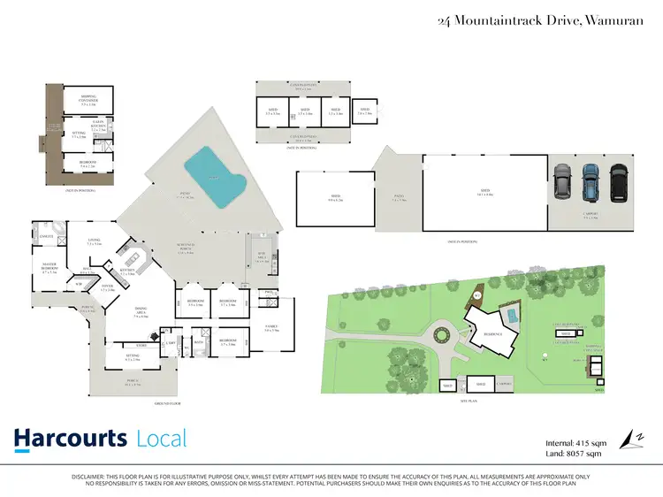 Floorplan of Homely house listing, 24 Mountaintrack Drive, Wamuran QLD 4512