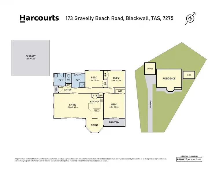 Floorplan of Homely house listing, 173 Gravelly Beach Road, Blackwall TAS 7275
