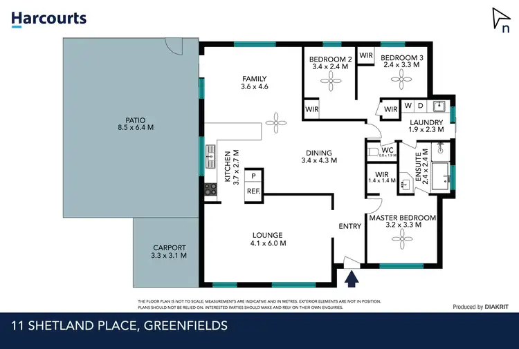 Floorplan of Homely house listing, 11 Shetland Place, Greenfields WA 6210