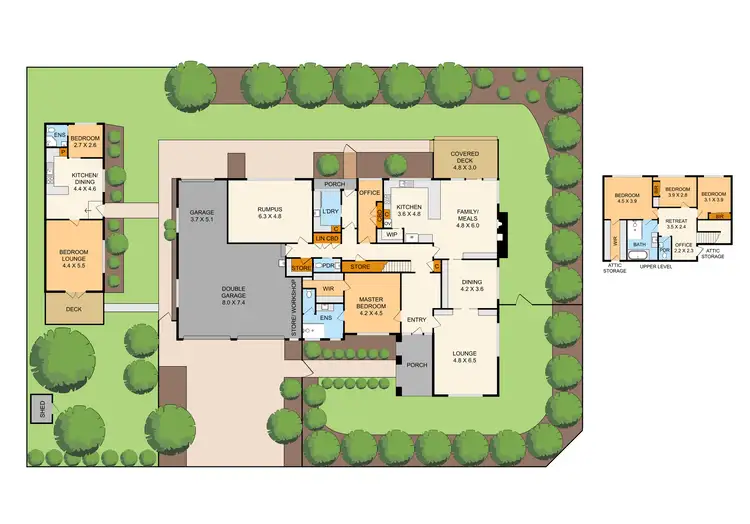 Floorplan of Homely house listing, 59 Olive Grove, Boronia VIC 3155