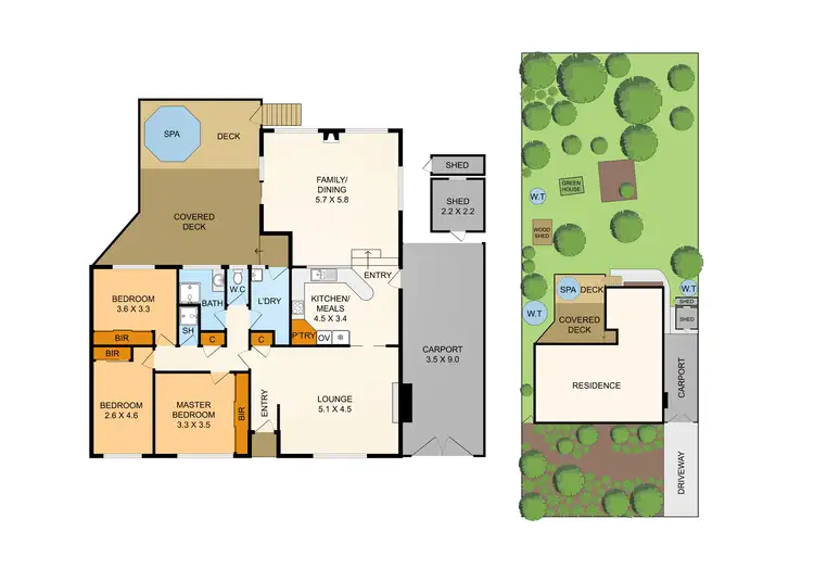 Floorplan of Homely house listing, 8 Ross Avenue, The Basin VIC 3154