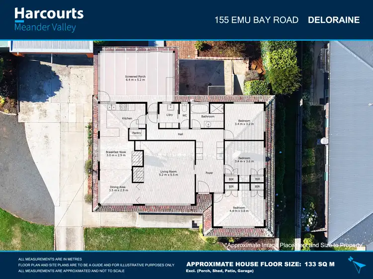 Floorplan of Homely house listing, 155 Emu Bay Road, Deloraine TAS 7304