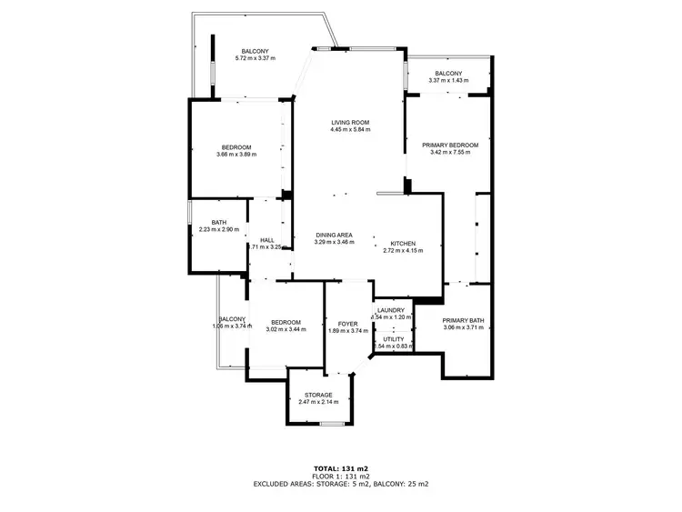 Floorplan of Homely apartment listing, 6/5 North Terrace, Burnie TAS 7320