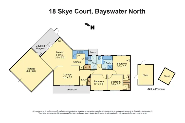 Floorplan of Homely house listing, 18 Skye Court, Bayswater North VIC 3153