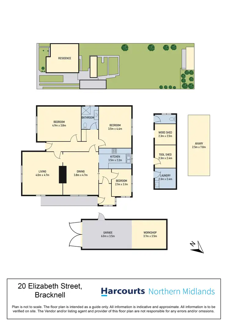 Floorplan of Homely house listing, 20 Elizabeth Street, Bracknell TAS 7302