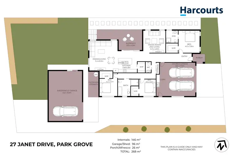 Floorplan of Homely house listing, 27 Janet Drive, Park Grove TAS 7320