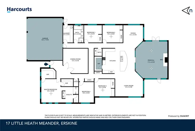 Floorplan of Homely house listing, 17 Little Heath Meander, Erskine WA 6210