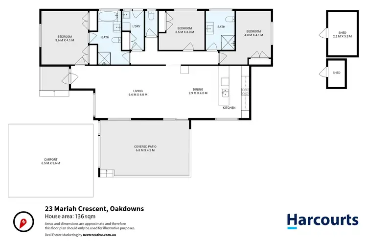 Floorplan of Homely house listing, 23 Mariah Crescent, Oakdowns TAS 7019