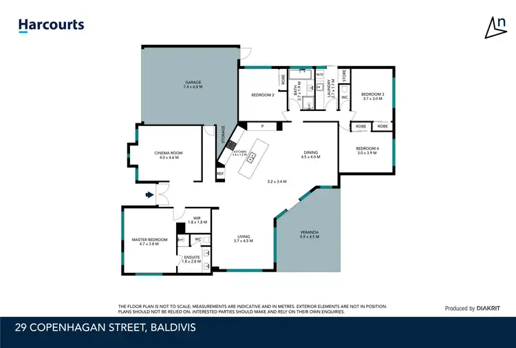 Floorplan of Homely house listing, 29 Copenhagen Street, Baldivis WA 6171