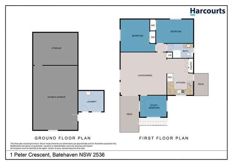 Floorplan of Homely house listing, 1 Peter Crescent, Batehaven NSW 2536